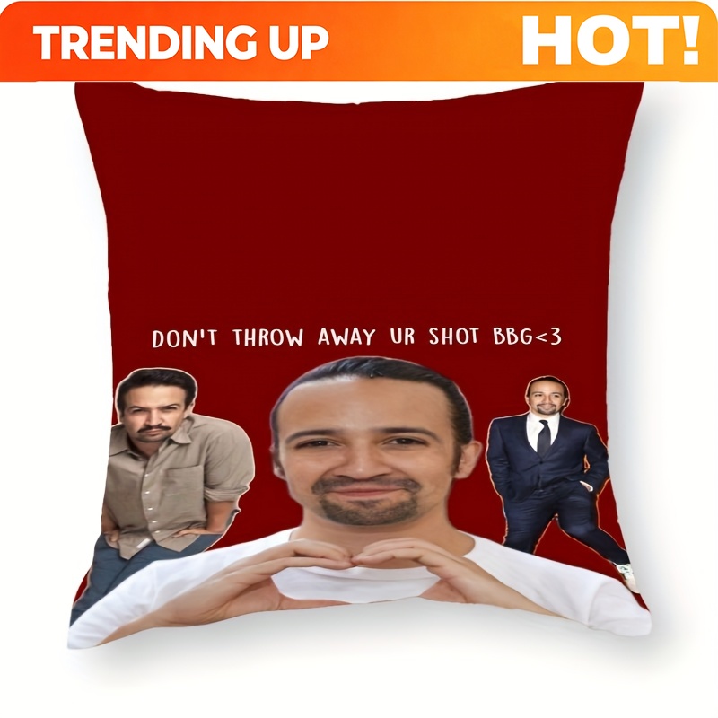 Throw Pillow - 1 adet Lin-Manuel Miranda 