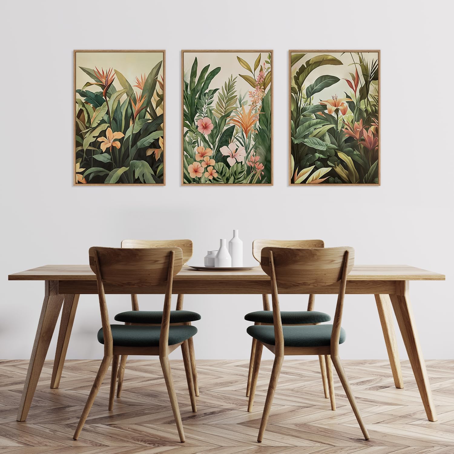 Abstract Canvas Set - 3 adet/takım çerçevesiz tuval boyama Minimalist