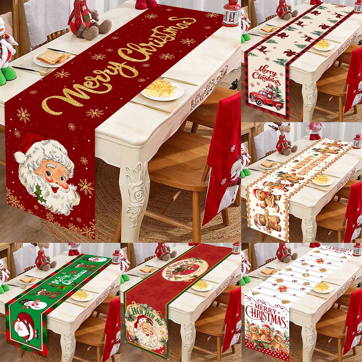 Noel Noel Baba Polyester Masa  - Table Runner incelemesi ve fiyatı