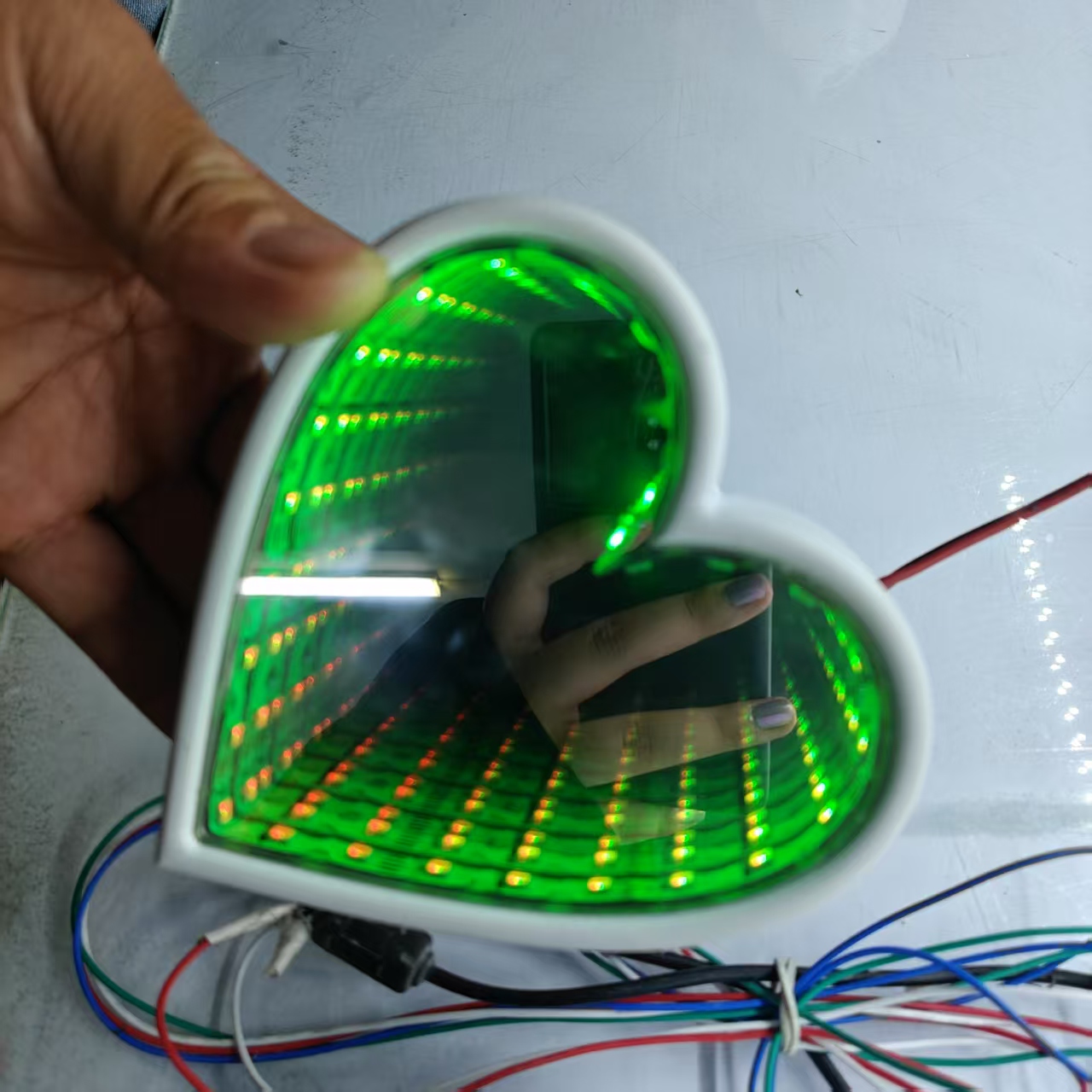 3D Çok Renkli Sonsuz Ayna Duva - Decorative Mirror incelemesi ve fiyatı