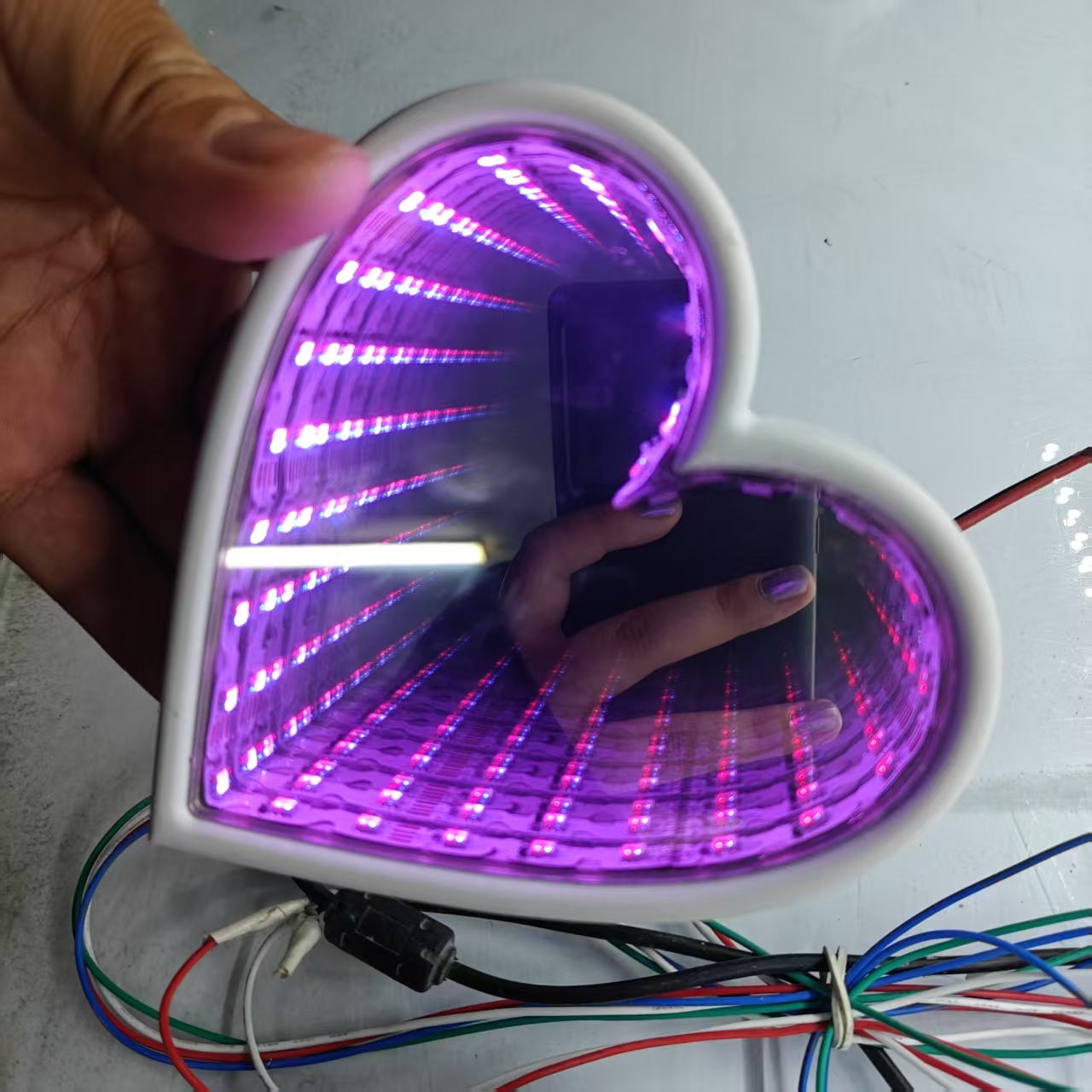 3D Çok Renkli Sonsuz Ayna Duva - Decorative Mirror incelemesi ve fiyatı