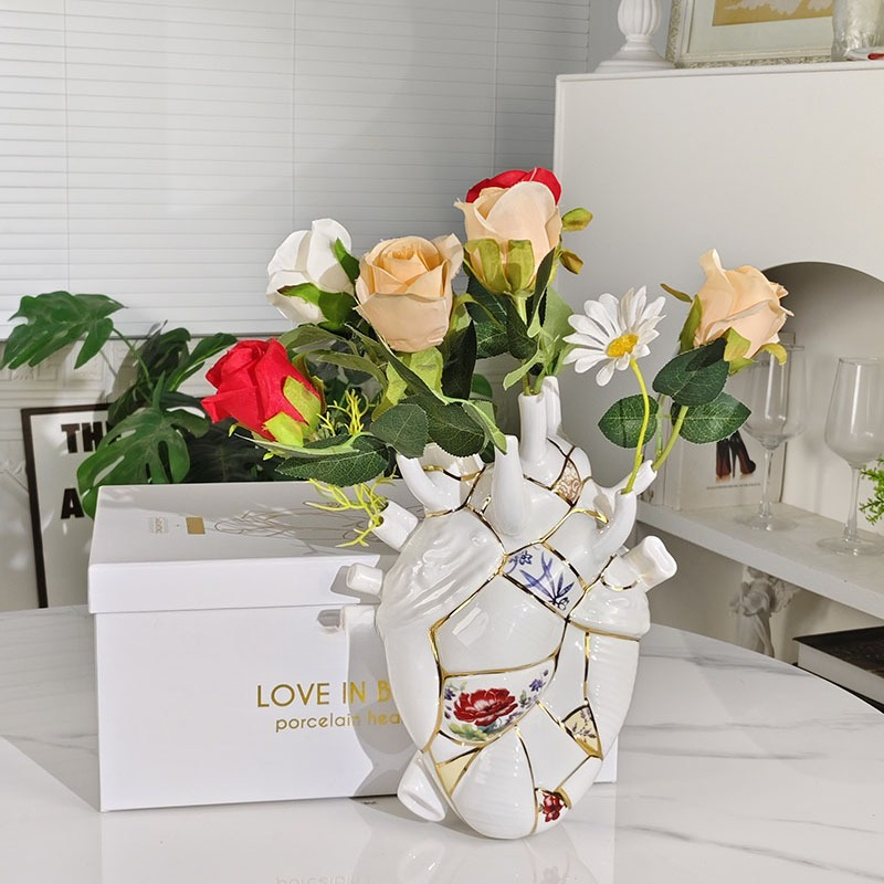 Kalp vazo Oturma odası şarap d - Vase Decor incelemesi ve fiyatı