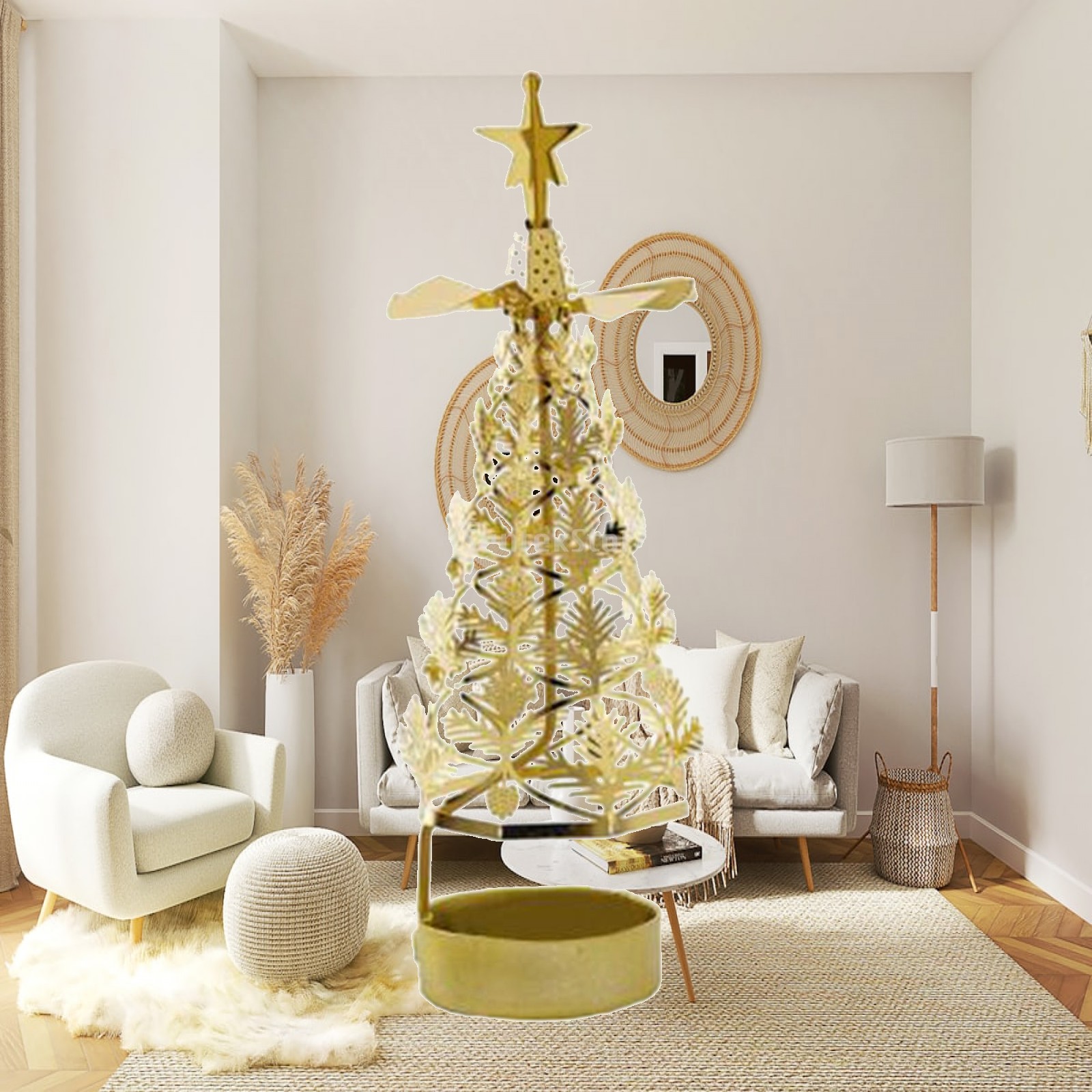 Dönen Mumluk, Paslanmaz Çelikt - Candle Holder Decor incelemesi ve fiyatı