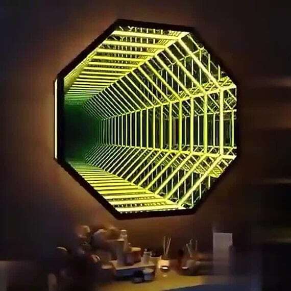 Sekizgen 3D Sonsuz Ayna Işık T - Decorative Mirror incelemesi ve fiyatı