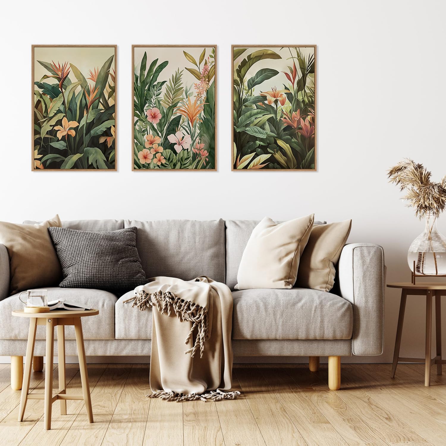 3 adet/takım çerçevesiz tuval  - Abstract Canvas Set incelemesi ve fiyatı