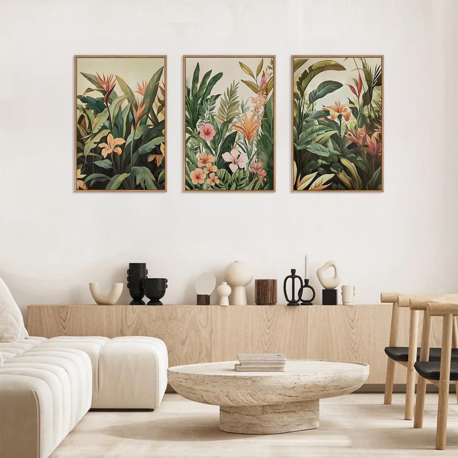 3 adet/takım çerçevesiz tuval  - Abstract Canvas Set incelemesi ve fiyatı